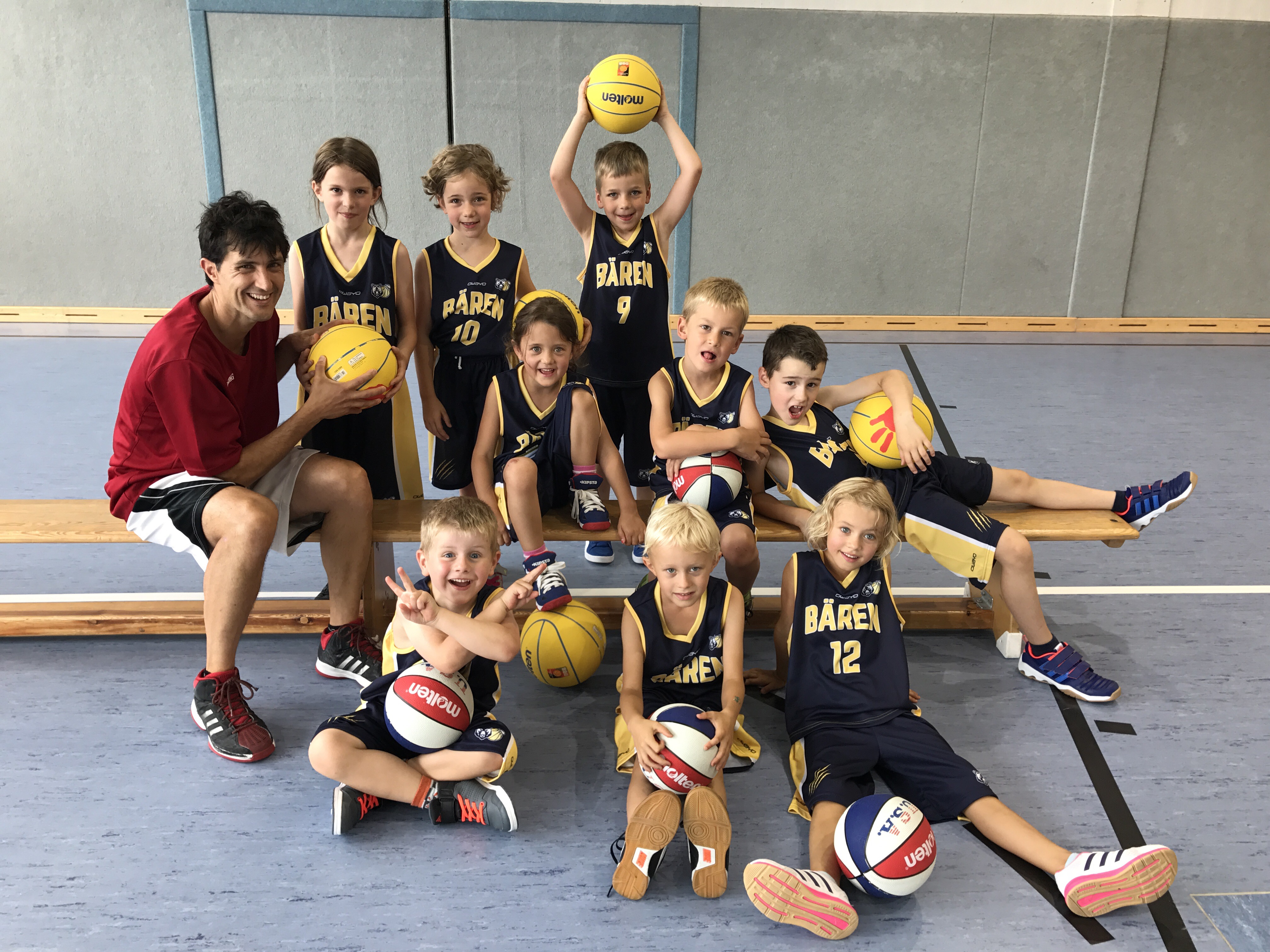 U8 mixed Gauting Bären Basketball